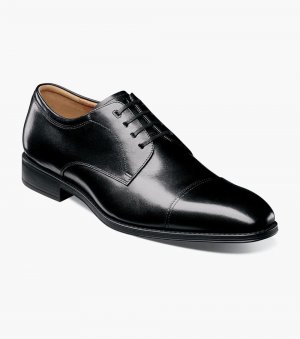 Florsheim Men's Azzio Cap Toe Oxford - Black