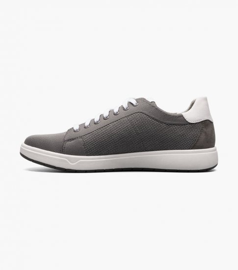 Florsheim Men's Heist Knit Lace to Toe Sneaker - Gray - Click Image to Close