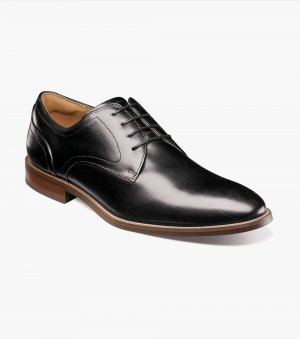 Florsheim Men's Rucci Plain Toe Oxford - Black