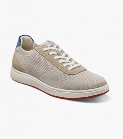 Florsheim Men's Heist Knit 6-Eye Lace To Toe Sneaker - Ice