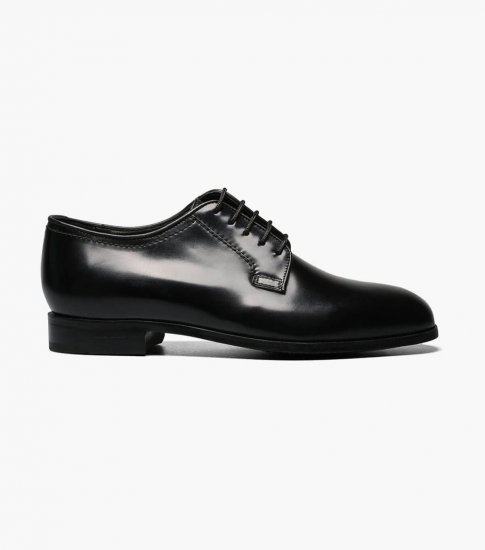 Florsheim Men's Lexington Plain Toe Oxford - Black - Click Image to Close