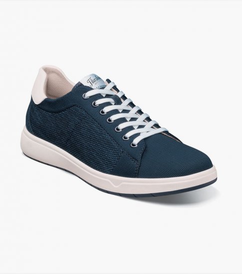 Florsheim Men's Heist Knit Lace to Toe Sneaker - Navy - Click Image to Close