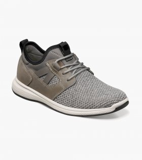 Florsheim Great Lakes Jr. Boys Knit Plain Toe Sneaker - Gray