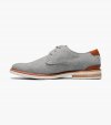 Florsheim Men's Highland Canvas Plain Toe Oxford - Gray