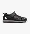 Florsheim Men's Venture Fisherman Sandal - Black CH