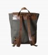 Florsheim Orazio Canvas/Leather Backpack - Gray