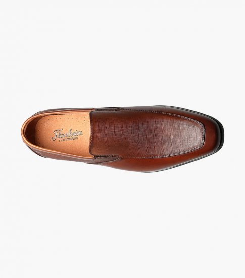 Florsheim Men's Postino Moc Toe Venetian Slip On - Cognac - Click Image to Close