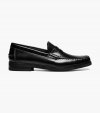 Florsheim Men's Berkley Flex Moc Toe Penny Loafer - Black Smooth