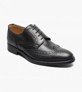 Florsheim Men's Russell Wingtip Perf Oxford - Black