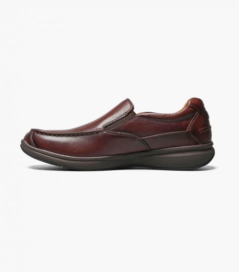 Florsheim Men's Great Lakes Moc Toe Slip On - Brown - Click Image to Close