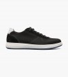 Florsheim Men's Heist Knit 6-Eye Lace To Toe Sneaker - Black w/White