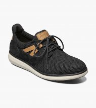 Florsheim Men's Adventure Steel Toe Plain Toe Sneaker - Black