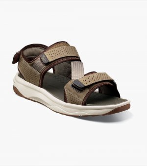 Florsheim Men's Tread Lite River Sandal - Taupe