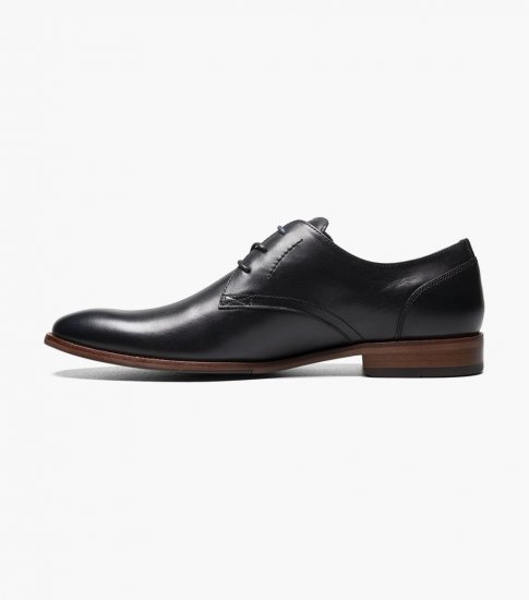 Florsheim Men's Flex Plain Toe Oxford - Black - Click Image to Close