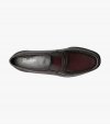 Florsheim Men's Como Moc Toe Strap Loafer - Black Cherry