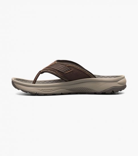 Florsheim Men's Tread Lite Thong Sandal - Brown CH - Click Image to Close