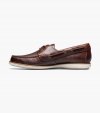 Florsheim Men's Atlantic Moc Toe Boat Shoe - Chocolate