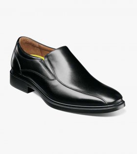 Florsheim Men's Forecast Waterproof Bike Toe Slip On - Black