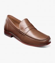 Florsheim Men's Beaufort Moc Toe Penny Loafer - Cognac