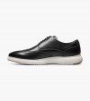 Florsheim Men's Dash Wingtip Oxford - Black w/White