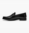 Florsheim Men's Berkley Flex Moc Toe Penny Loafer - Black Smooth