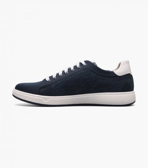 Florsheim Men's Heist Knit Lace to Toe Sneaker - Navy - Click Image to Close