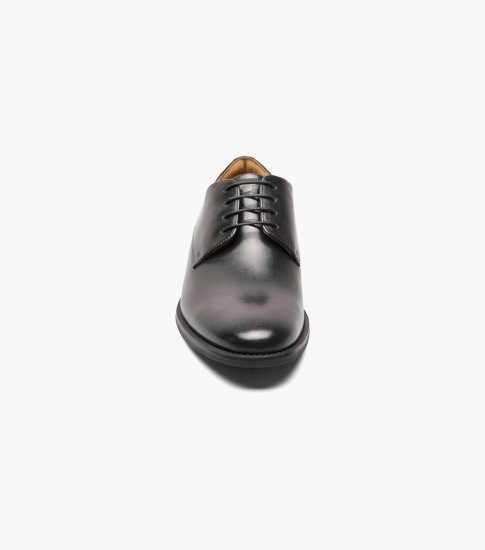 Florsheim Men's Santucci Plain Toe Oxford - Black - Click Image to Close