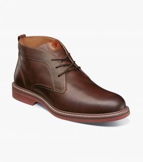 Florsheim Men's Norwalk Plain Toe Chukka Boot - Brown CH