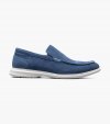 Florsheim Men's Hamptons Moc Toe Venetian Loafer - Blue Suede