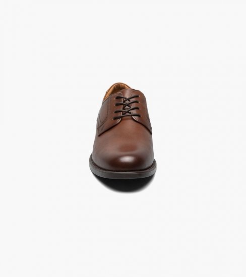 Florsheim Men's Midtown Plain Toe Oxford - Cognac - Click Image to Close