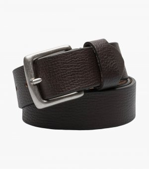 Florsheim Wyatt Genuine Leather Belt - Brown