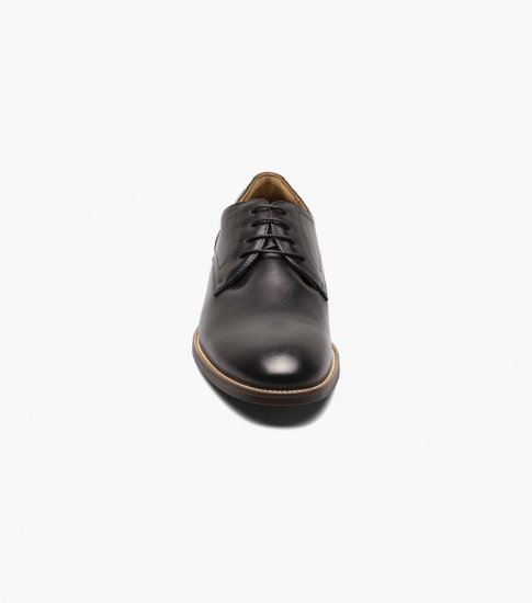 Florsheim Men's Rucci Plain Toe Oxford - Black - Click Image to Close