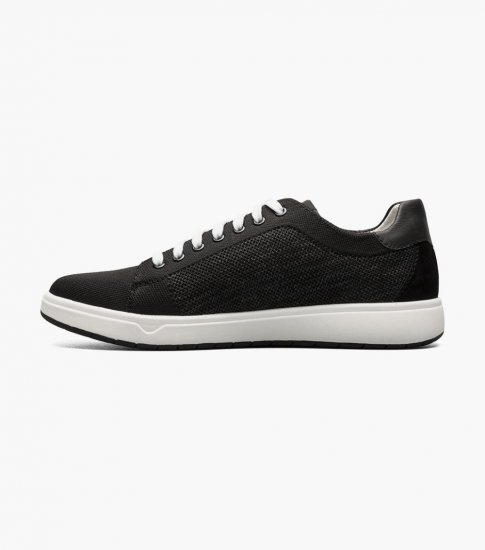 Florsheim Men's Heist Knit Lace to Toe Sneaker - Black - Click Image to Close