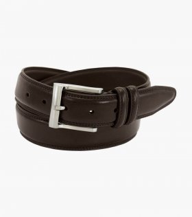 Florsheim Martin XL Pebble Grain Leather Belt - Brown