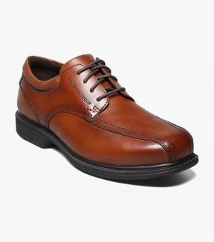 Florsheim Men's Coronis Work Steel Toe Brown Bike Toe Oxford - Brown