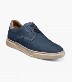 Florsheim Men's Premier Plain Toe Lace Up Sneaker - Navy