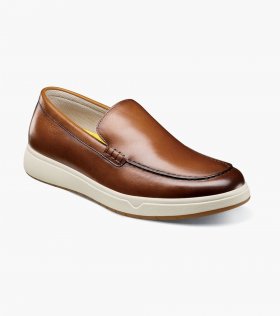 Florsheim Men's Heist Moc Toe Venetian Loafer - Cognac