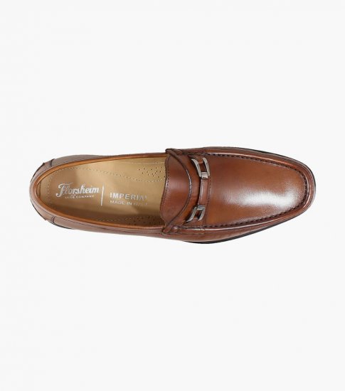 Florsheim Men's Palace Moc Toe Bit Loafer - Tan - Click Image to Close