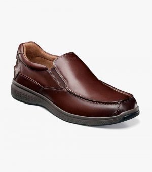 Florsheim Men's Great Lakes Moc Toe Slip On - Brown