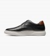 Florsheim Men's Premier Plain Toe Lace Up Sneaker - Black