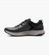 Florsheim Men's Tread Lite Plain Toe Lace Up Sneaker - Black Tumbled