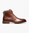 Florsheim Men's Lodge Cap Toe Lace Boot - Chestnut