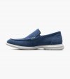 Florsheim Men's Hamptons Moc Toe Venetian Loafer - Blue Suede