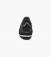 Florsheim Jasper Jr. Boys Moc Toe Drop Tassel Loafer - Navy Suede