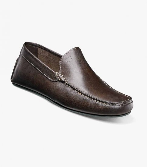 Florsheim Men's Comet Moc Toe Venetian Driver - Brown - Click Image to Close