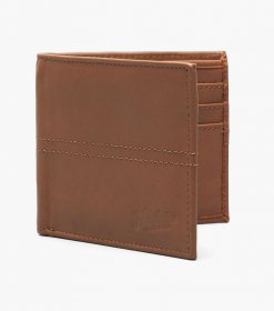 Florsheim Lewis Bi-Fold Wallet - Cognac