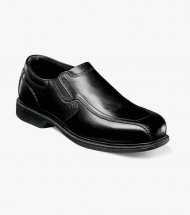 Florsheim Men's Coronis Work Steel Toe Black Bike Toe Slip On - Black