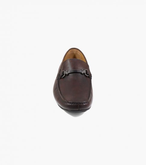 Florsheim Men's Dubino Moc Toe Bit Loafer - Brown - Click Image to Close