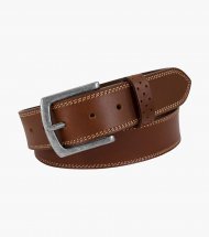 Florsheim Jarvis Genuine Leather Belt - Chestnut