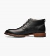 Florsheim Men's Lodge Plain Toe Chukka Boot - Black CH